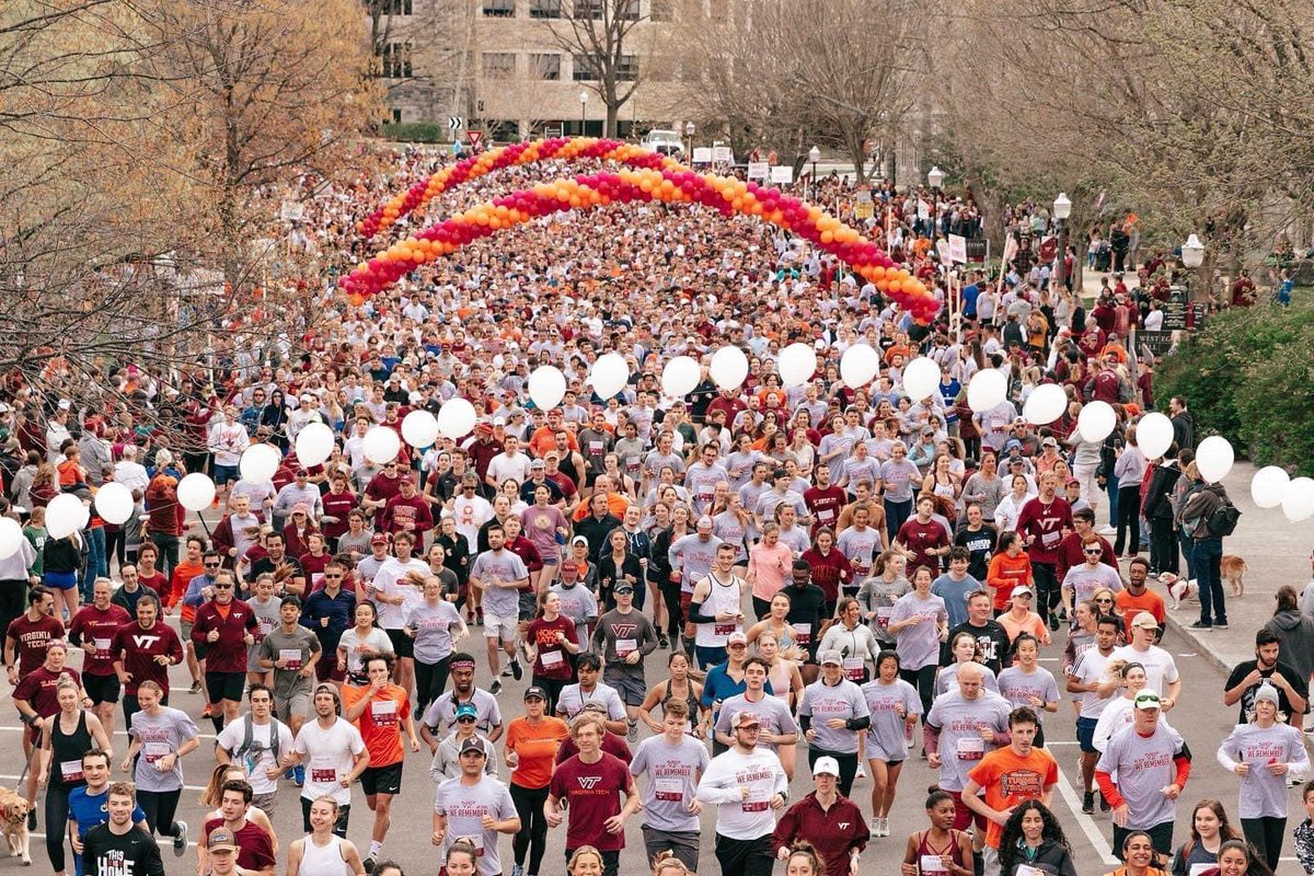 SpiritOfTech's tweet photo. If you’re in Blacksburg for the weekend, join us for the 3.2 Run in Remembrance!
Go Hokies!! #hokies #letsgo #runinremembrance https://t.co/IJ5fhkr3Xo