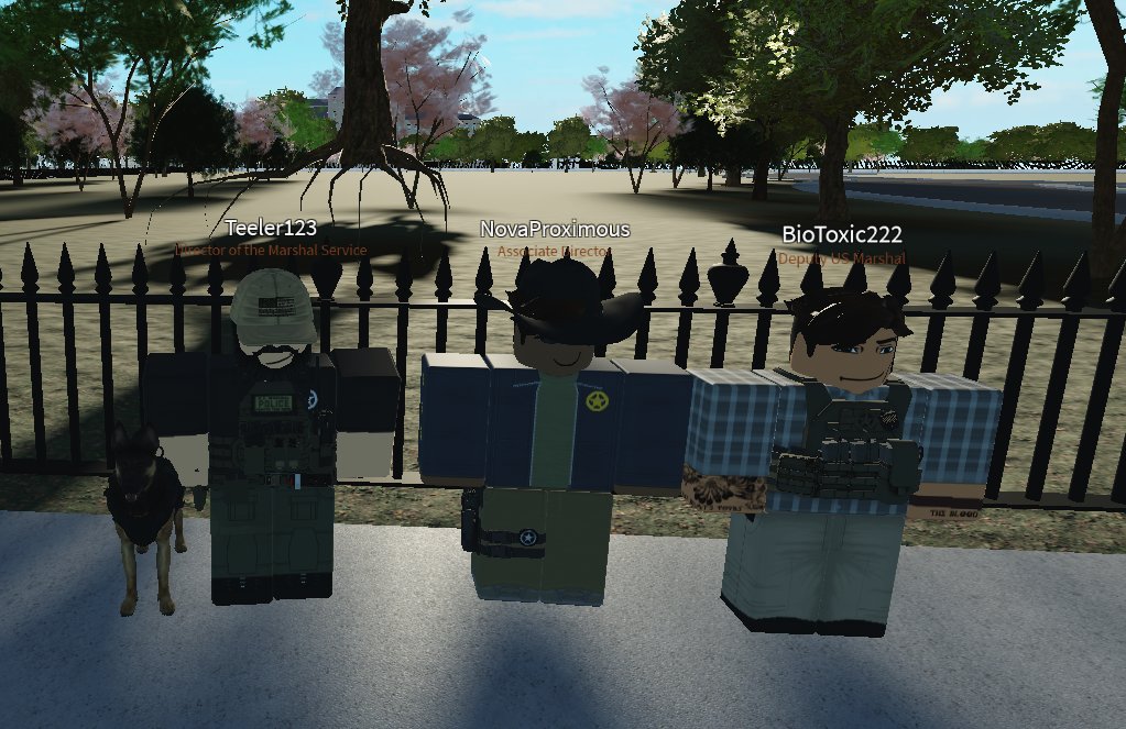 USMSforRbx's tweet photo. The United States Marshals Service has recently completed the Fallen Heroes Run as a chance to honor all those who have fallen in the Line of Duty. They stopped by many locations in DC Such as the Rooted Tree in WHG and the infamous SWG as well as the Courthouse.
(FOR ROBLOX) https://t.co/USsNCXrhdU