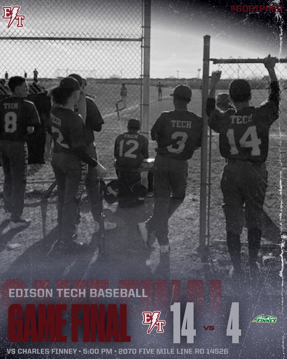 Congrats ET Baseball for another win! <a href="/EdisonTechRCSD/">Edison Tech</a> <a href="/jacobscott101/">Jacob Scott</a> <a href="/RCSD_Athletics/">RCSD Athletic Department</a> <a href="/RCSDNYS/">Rochester City School District</a> <a href="/johnson_camaron/">Camaron Johnson</a> <a href="/PrimetimeBall_/">Primetime585⭕️</a> <a href="/sectionv_news/">Section V hoops News</a> <a href="/PickinSplinters/">Paul Gotham</a> @DeputyDStrick <a href="/drpeluso/">Dr. Carmine Peluso</a> <a href="/SecVAthletics/">Section V Athletics</a> <a href="/SectionVBall/">Rochester Baseball</a>