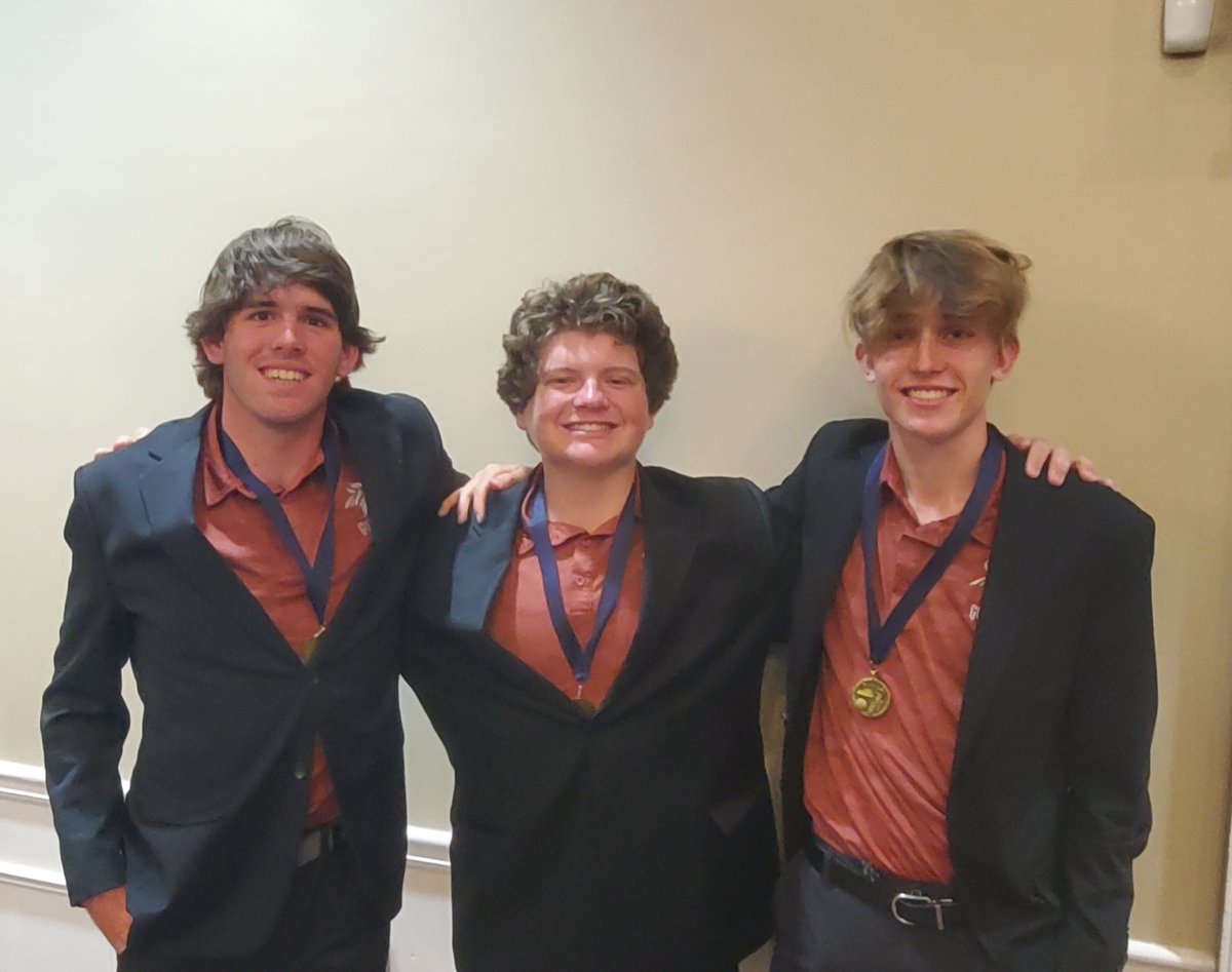 Vikings finish Day 2 @ Callaway Gardens as the #1 seed going into match play tomorrow! Congrats to Jackson Cavanaugh,  Landon Noble, &amp; Will Coffman for making the all-tournament team! Match play begins 9am tomorrow @ Highland CC vs. Lowndes Co.
GO VIKINGS!⛳️