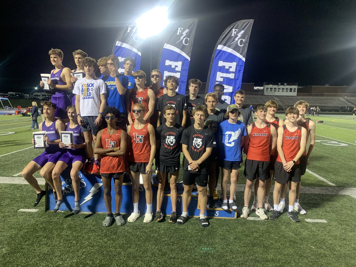 WHAT A GREAT DAY TO BE A RAIDER!!!

Mason Tomboni 10th in the Freshmen Mile at 4:40!

<a href="/KendylThrasher/">Kendyl Thrasher</a> with a 5:41 Mile!

AND

<a href="/Nick_Cook21/">Nick Cook</a>, <a href="/JonShrock_/">Jon Shrock</a>, <a href="/colton47818550/">colton</a> and Caleb Aber with a 8:15 4x800 for a SCHOOL RECORD AND 6TH PLACE OVERALL!

LETS GO!!!!!!