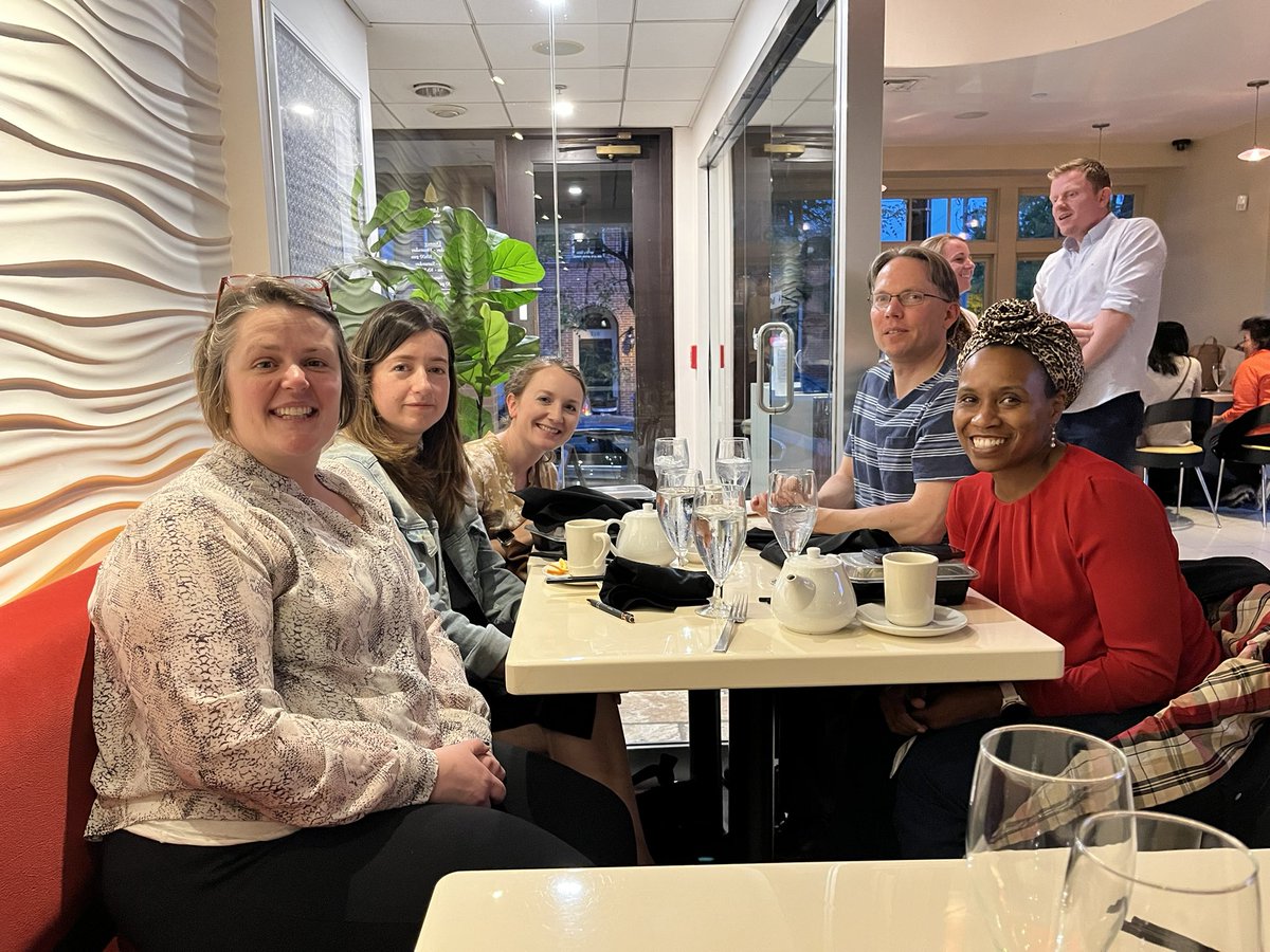 MAA_EPADEL's tweet photo. Let the festivities begin! It was lovely getting to know our invited speaker @TaleaMayo at dinner tonight #EPADEL https://t.co/YQu7m43fAf