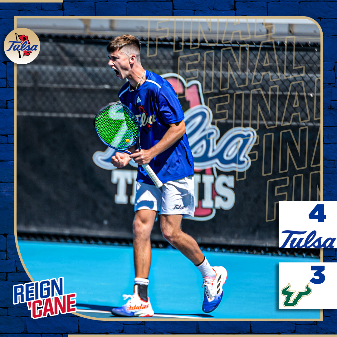 Heating up at the right time 🔥

After TU grabbed the doubles point, Timothy Carlsson Seger (No. 6), <a href="/adhamgaber2000/">Adham gaber</a>  (No. 5) and <a href="/HampeStefan/">Stefan Hampe</a> (No. 2) scored in singles play for the Hurricane's fourth-straight win!

#ReignCane 👑🌀