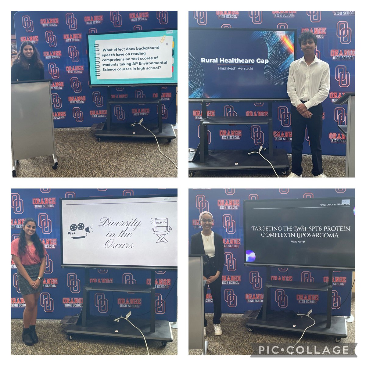 I am incredibly proud of our AP Research students who presented and defended their work over the last two days. Congratulations!! @OOHSprincipal #oohs #orangepride