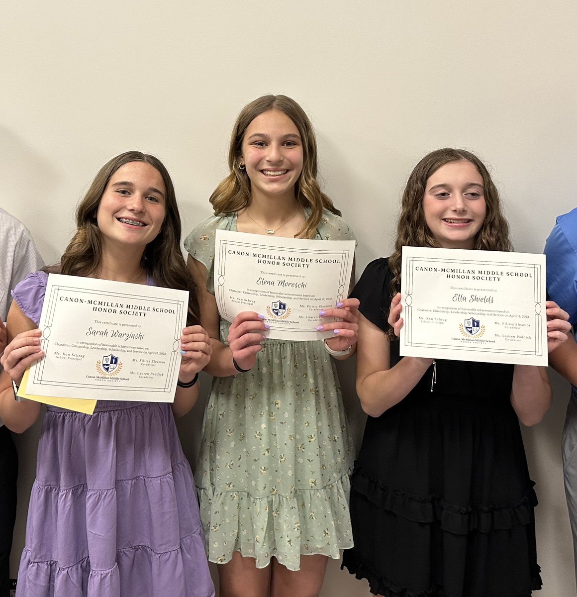 Beadling2009GA's tweet image. Very proud of our efforts on the field this season, off the field too! 3 of our own, @SarahWarzinski @EllaShields01 and Lena Moreschi were inducted into the @CanonMacMS Honor Society. Recognized for a &amp;gt; 3.7 GPA and the attributes of character, citizenship, leadership, and service