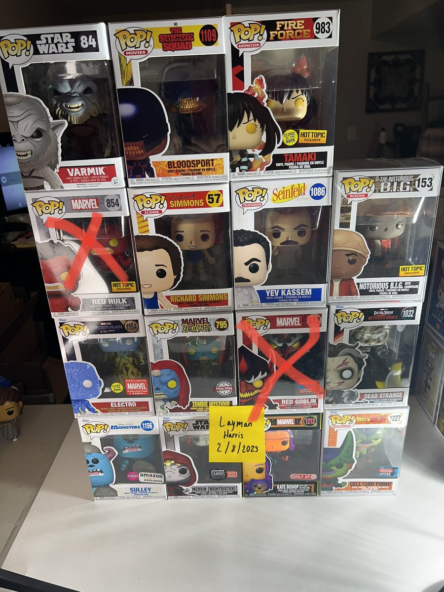 LaymansPOPS's tweet photo. Checkout all these pops on my eBay! https://t.co/NrDuyQhUtZ. All pops over $15 come in a protector case! Checkout @shhhhweaty eBay for some pops as well!
#funko #funkopop #marvel #godzilla #FunkoPOPNews #disney https://t.co/2Job66RQfc