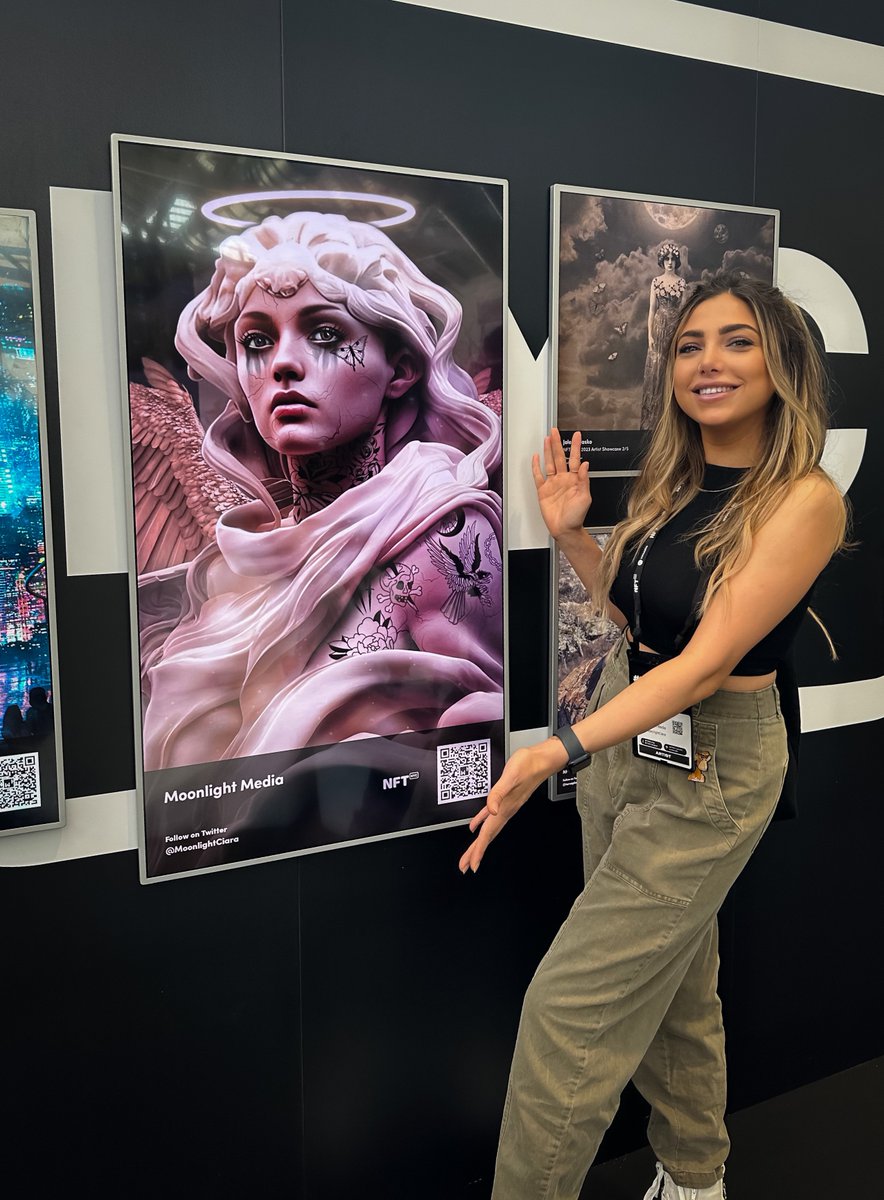 What a day… 🥹

Got to see my piece exhibited at the #NFTNYC Artist Showcase!

Grateful. Humbled. Inspired. 🤍