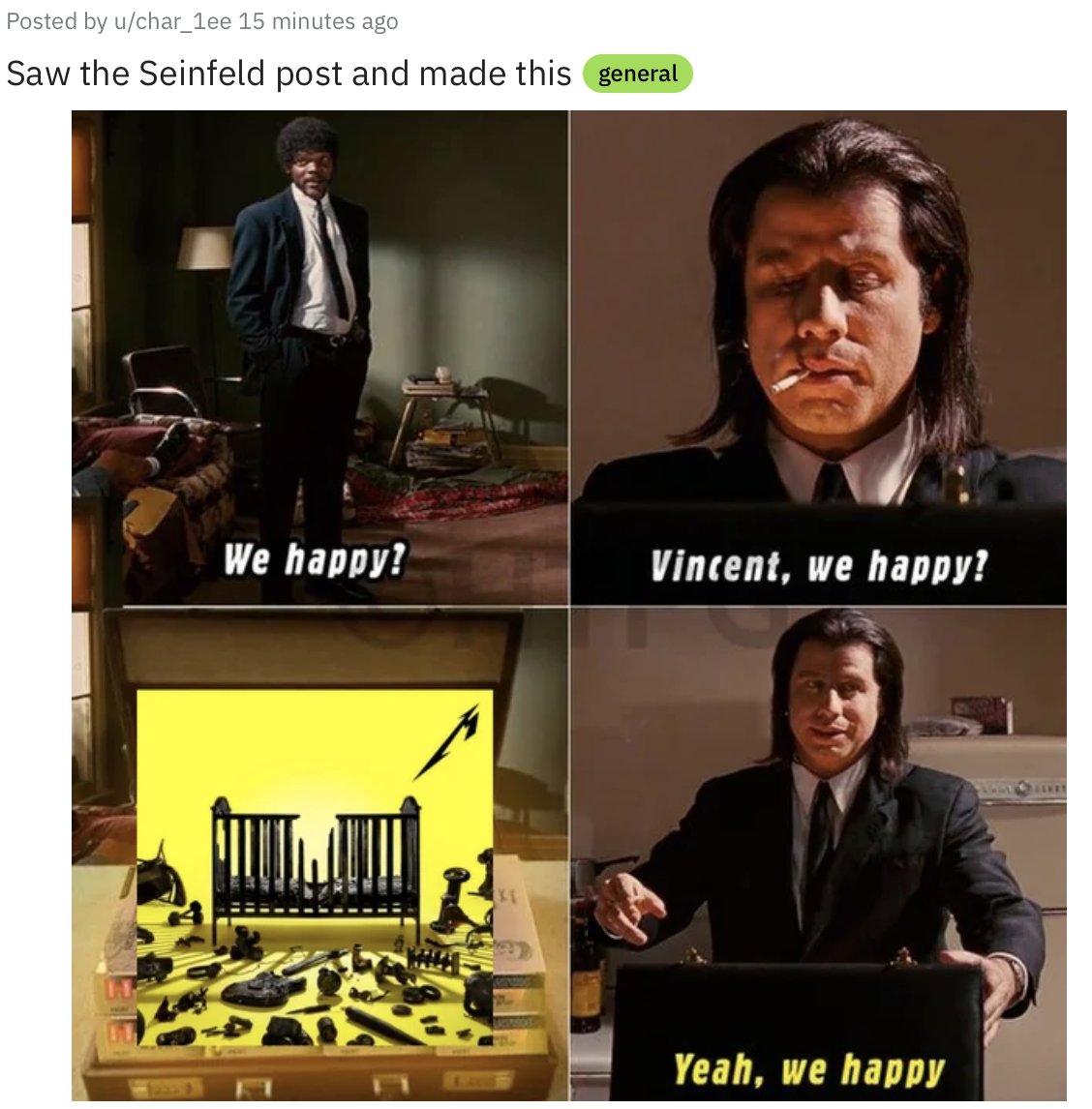 LCSphotos's tweet image. When reddit is fun. @Metallica #72Seasons #tallica