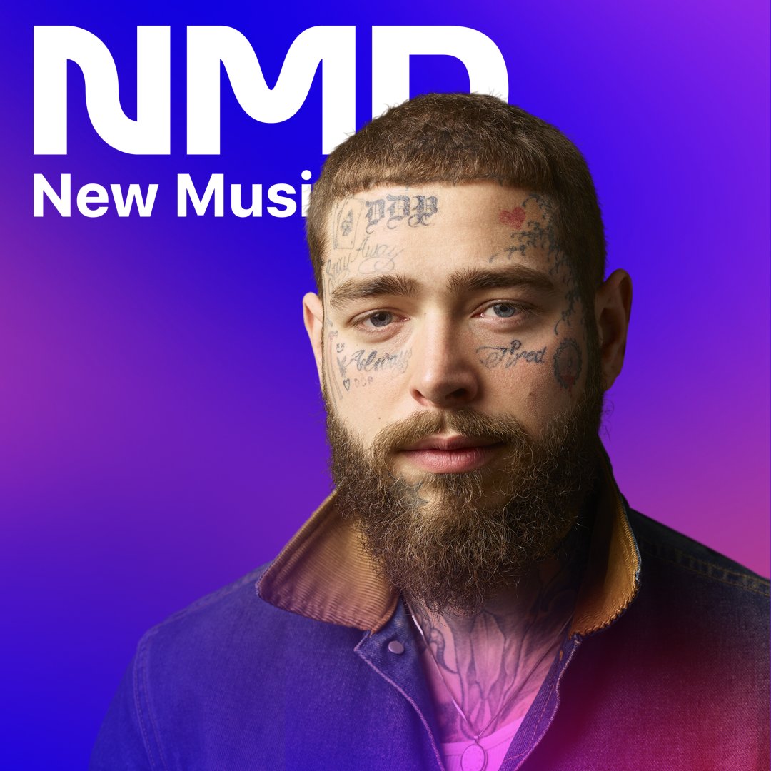 AppleMusic's tweet photo. Start the weekend with the latest from @PostMalone on #NewMusicDaily. https://t.co/4VgSotsPs1 https://t.co/tMnbeTcbos