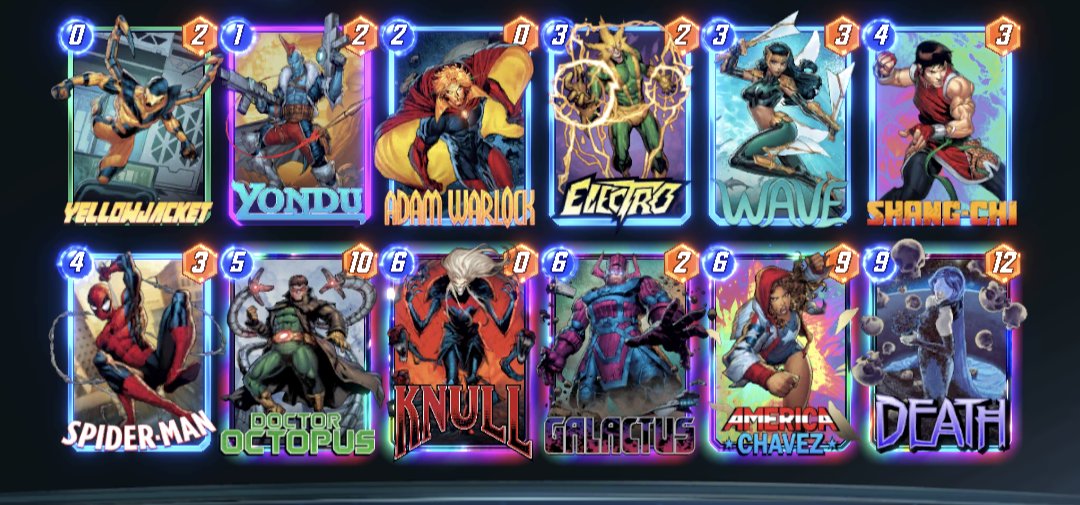 DrBear_PhD's tweet photo. Infinite streak hits 4 seasons straight! This season I climbed completely with Galactus. Absolutely flew to 97, then it was a grind from there to 100 as more tech against it showed up. But it's definitely one my most enjoyable decks to play - I've been hooked

 @SnapDecks https://t.co/xJfJZiGSQ3