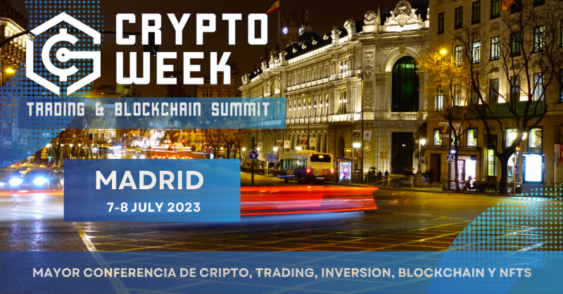 FX_foraliving's tweet photo. 🚀 @CryptoWeekMad 💥 Asiste al evento líder en #criptomonedas, #trading, #inversión, #blockchain y #NFTs en España 🇪🇸. Aprende de los expertos, amplía tu red y explora el futuro de la tecnología blockchain. Más información 👉 https://t.co/NXgqgrdlKZ