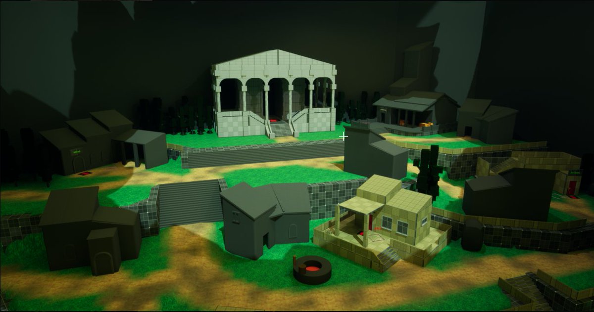 Nora_GameDesign's tweet image. I'm currently working on a management game (an Harvest Moon Like)😌here is some screen of my current progress on the #leveldesign i'll post my progress to have some feedback😁