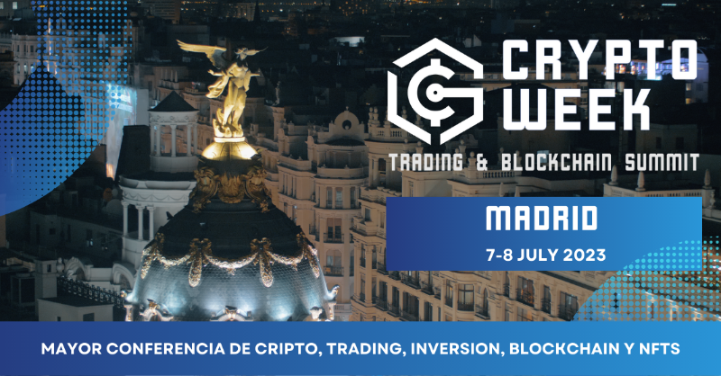 FX_foraliving's tweet photo. 🚀 @CryptoWeekMad 💥 Asiste al evento líder en #criptomonedas, #trading, #inversión, #blockchain y #NFTs en España 🇪🇸. Aprende de los expertos, amplía tu red y explora el futuro de la tecnología blockchain. Más información 👉 https://t.co/NXgqgrdlKZ
