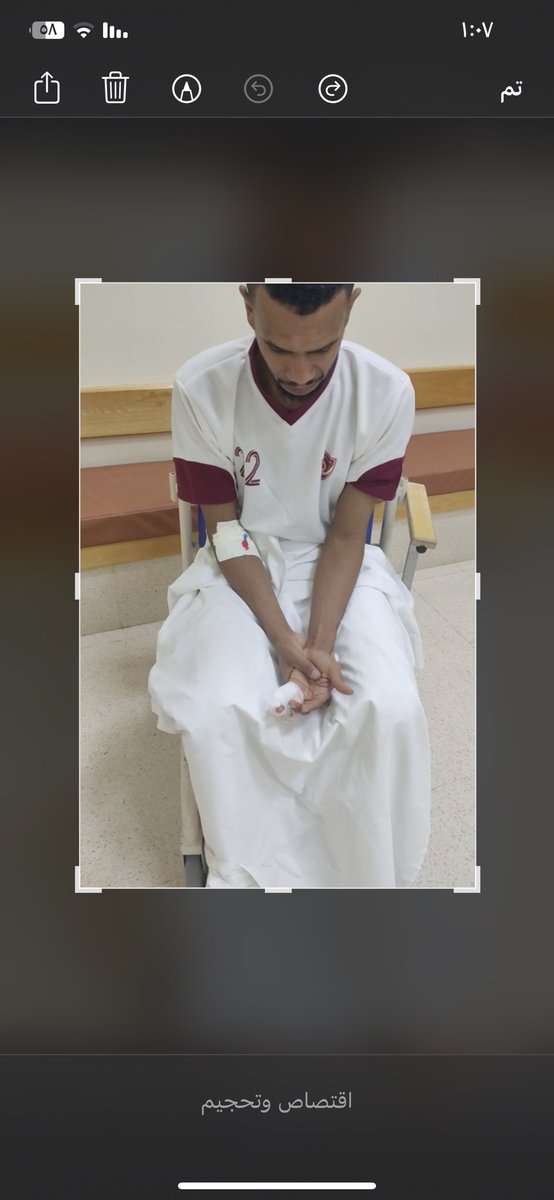 سلامات امجد ما تشوف باس ان شاء الله وتعود سريعًا مشافى معافى