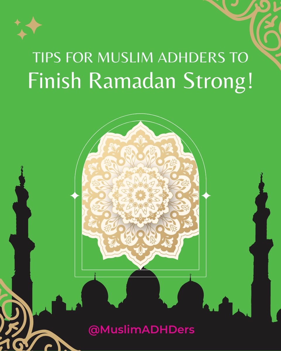 MuslimADHDers's tweet photo. Hard to believe it’s the last week of Ramadan!

If you feel you haven't done all you wanted to do in Ramadan ...

Or you're just really tired and ready to give up ...

STOP RIGHT THERE with the guilt, blame &amp; shame!!!

Remember: God is Most Compassionate, Most Merciful ❤️ https://t.co/YdB9da2QzL