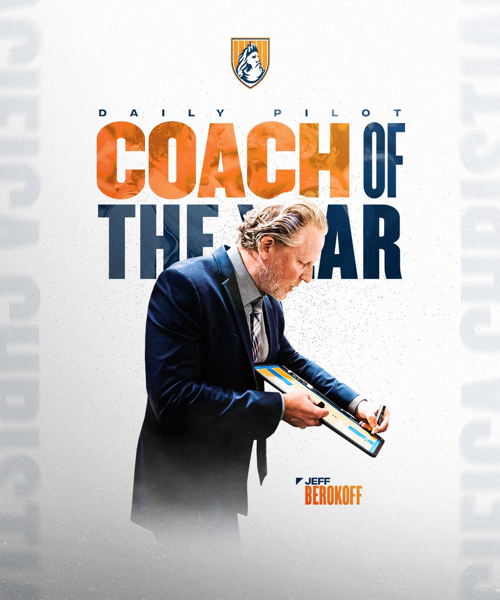 Congratulations to Jeff Berokoff who was awarded the Daily Pilot Coach of the Year for the 2022-2023 season‼️

#PacificaAthletics 🔱