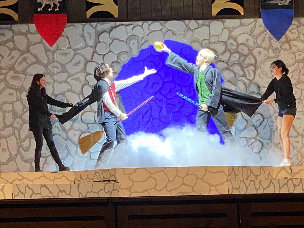 nconstage's tweet photo. It’s opening night for the PUFFS! Don’t miss this hilarious journey through seven increasingly eventful years at a certain school of magic and magic. Shows are tonight at 7 and two shows tomorrow at 2 &amp; 7. Get your tickets here: https://t.co/UwWcXcPWoS. We hope to see you there! https://t.co/hUA33CXMDg