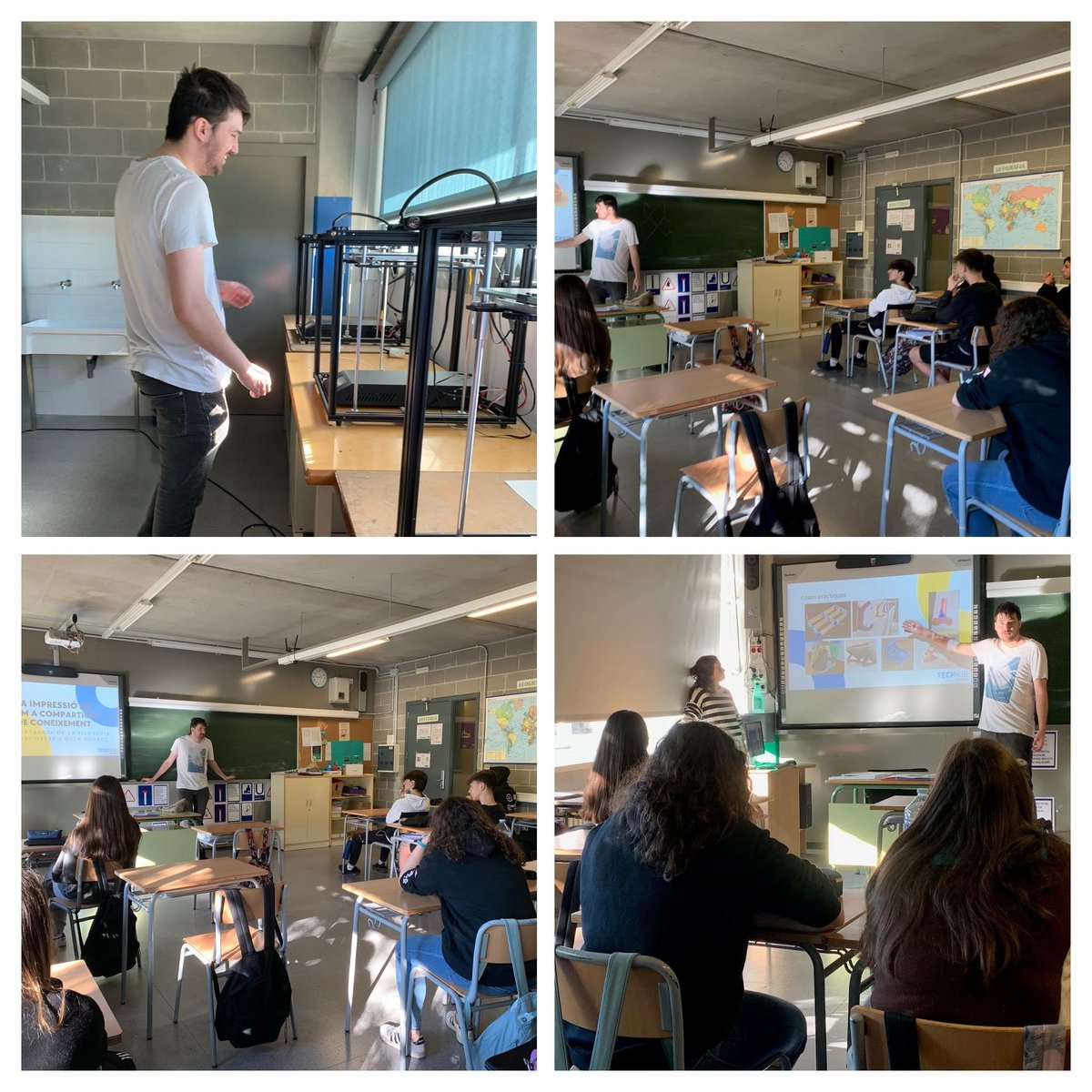 Avui l'alumnat de 4t d'ESO de @insvoltreganès ha iniciat el 3r torn de projectes del  <a href="/Programa_RCS/">Programa Recerca, Creació i Servei</a>. Les entitats locals han explicat els reptes a l’alumnat a  través dels projectes Actuem amb Cap, Fem Ràdio i Makers 3D. Ha estat una experiència molt enriquidora.