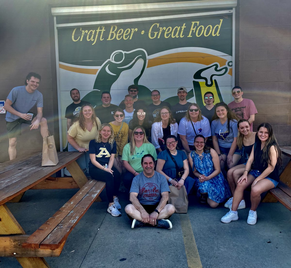 What did you do today?  Bet it wasn't as fun as what we did.  Thank you <a href="/hoppinfrog/">Hoppin Frog Brewery</a> <a href="/rsheabrewing/">Ronald Shea</a> <a href="/uakron_sens/">UA School of Exercise & Nutrition Sciences</a>  <a href="/UakronCHHS/">uakronCHHS</a>  <a href="/uakron/">The University of Akron</a> for embracing our students semester to semester!!  Always a GREAT day for students taking the Science of Brewing &amp; Fermentation!!  We'll be back🍻
