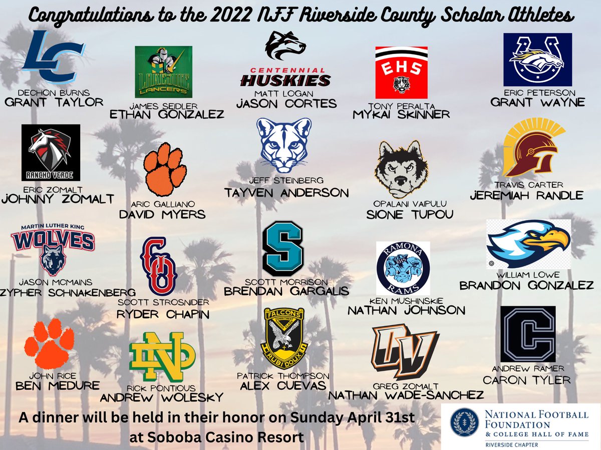 National Football Foundation Riverside tweet media