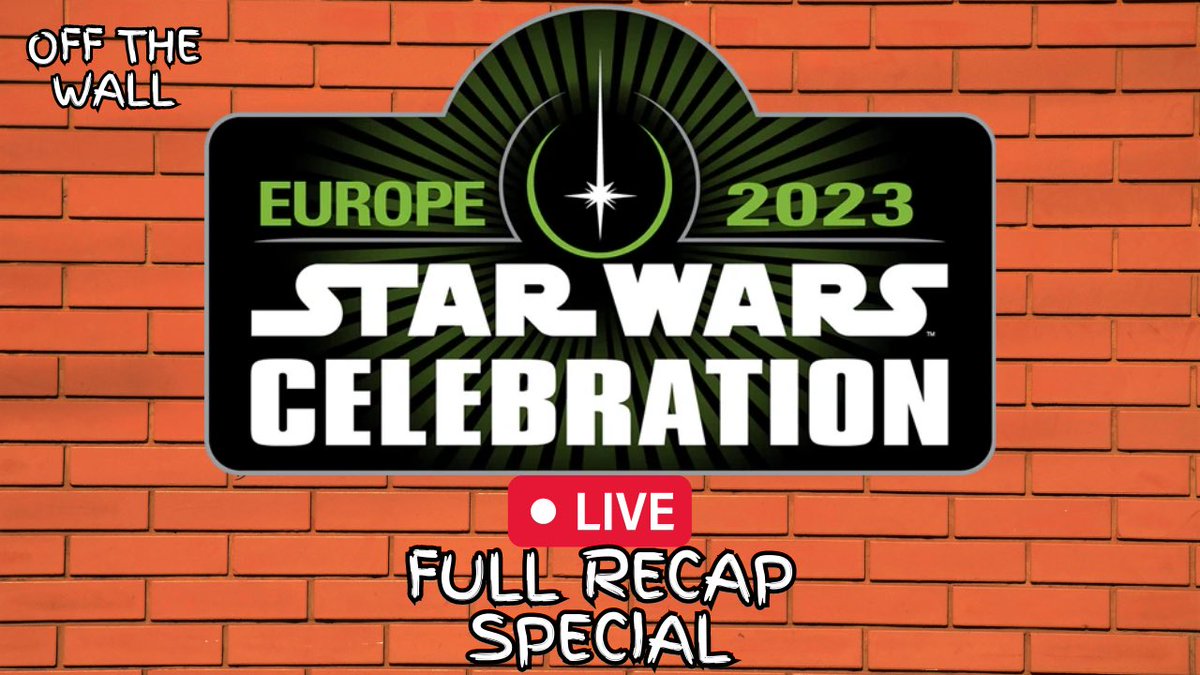 OTW_Show's tweet photo. We’re going live at 6pm EST to do a full recap of everything from #StarWarsCelebration2023 so come join us!

https://t.co/F9UuHdTqDb https://t.co/XmgkrhuAaD