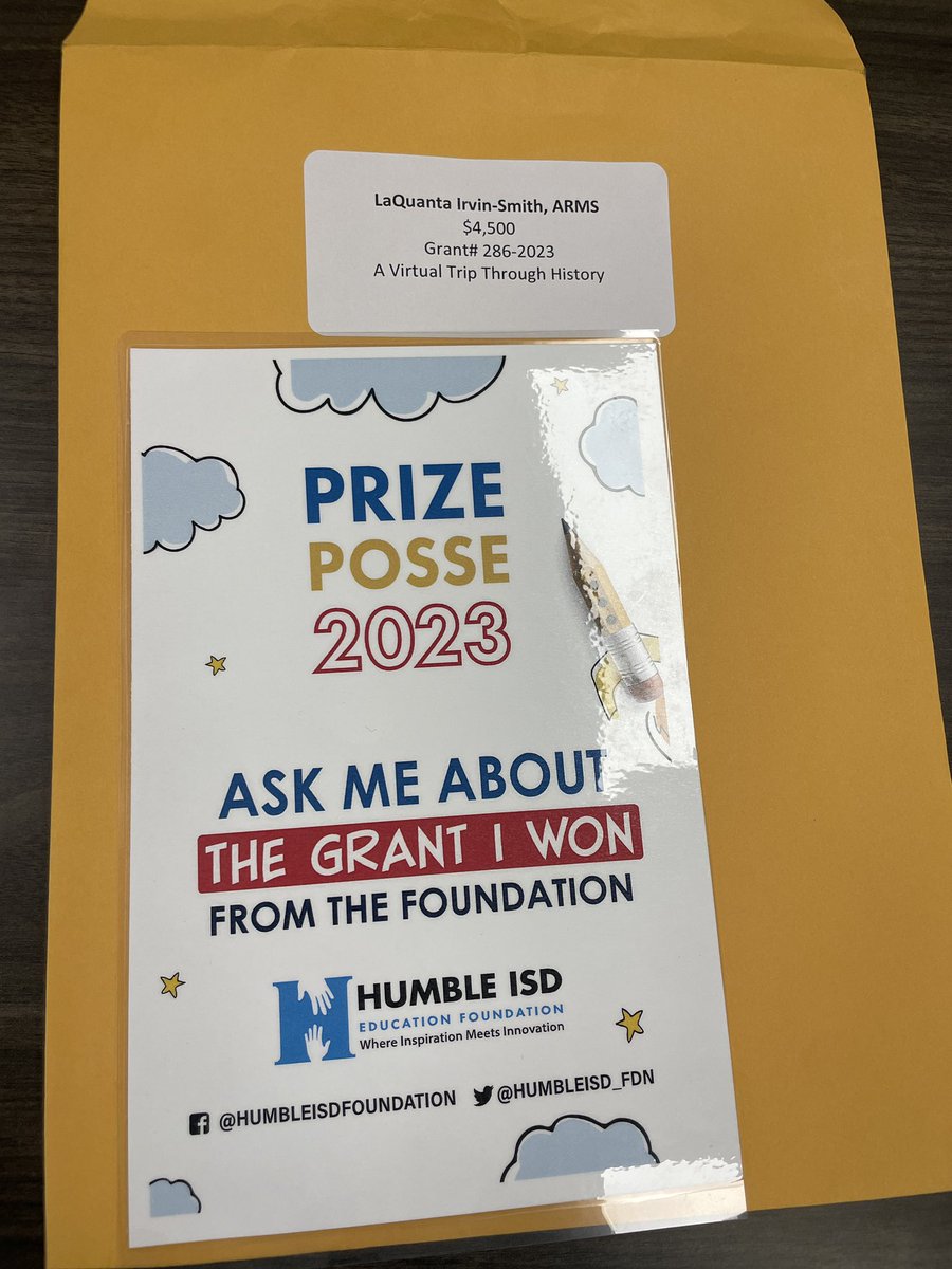 brownlq's tweet photo. It's an awesome day to be a GATOR!! I won an education foundation grant for our campus @HumbleISD_ARMS and the social studies department. Everything that I do is for my students! #4yearsinarow @humble_SocSt @HumbleISD_FDN https://t.co/uWJAaa59C2