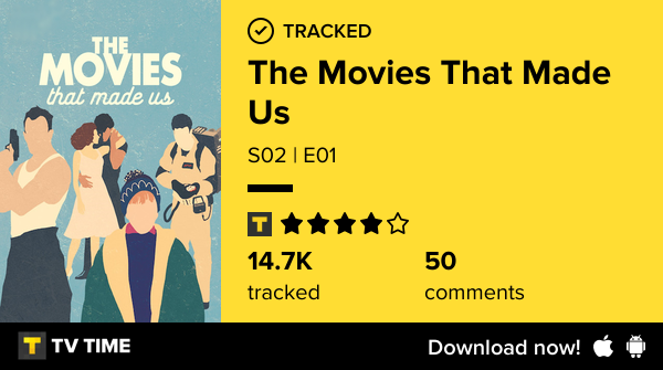 ShortCircuitMom's tweet photo. I've just watched episode S02 | E01 of The Movies That Made Us! #moviesthatmadeus  https://t.co/KHTViTLFDT #tvtime https://t.co/YuvnZ0oj9c