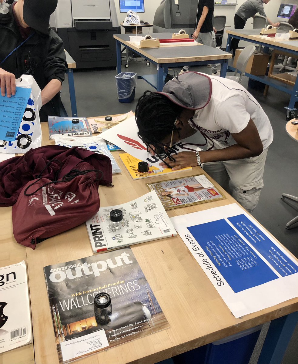 Thanks Kelly Taylor and her team <a href="/HarperCollege/">Harper College</a> for a great experience at this years graphic arts boost event! #mortonpride