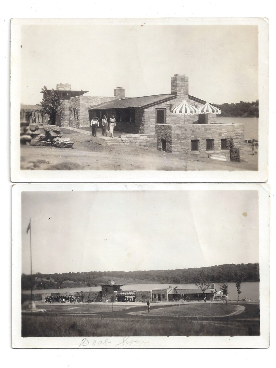 iowadnr's tweet photo. history lives in Iowa State Parks!

Members at a CCC camp at Lake Wapello built all this at the beach between 1933-38:
lodge
open shelter
changing rooms
boat rental &amp; concession area
breezeway with a deck https://t.co/NbLiYw3D4i