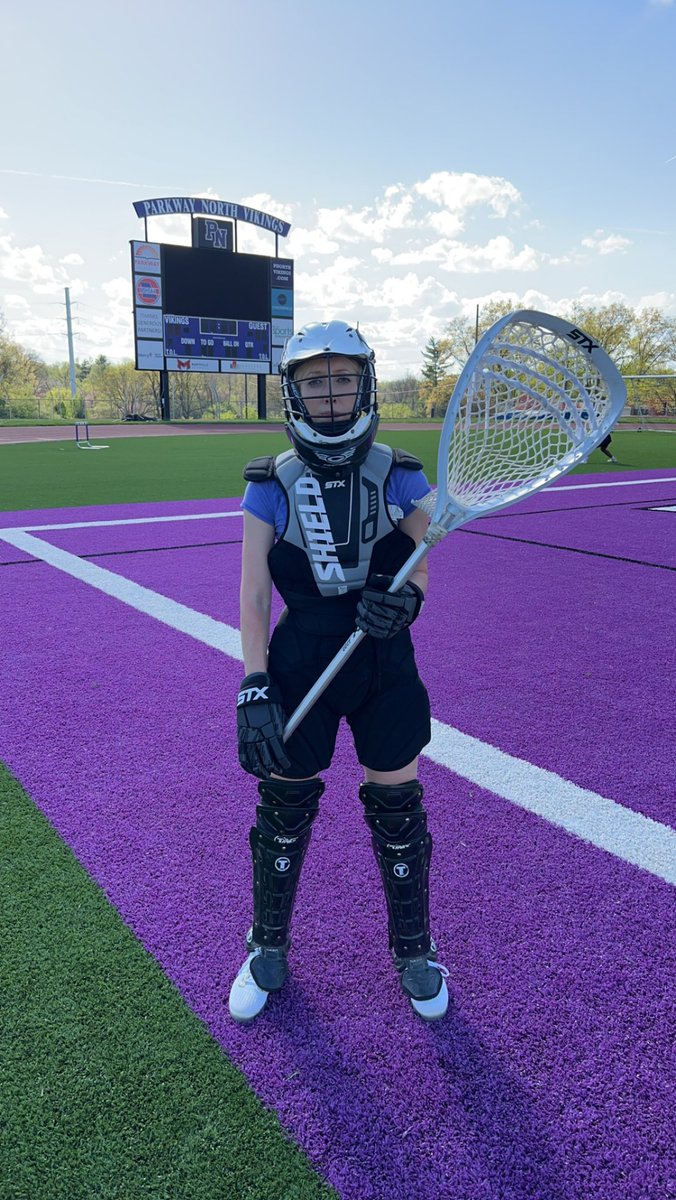 Guest appearance suiting up for goal today 🤩