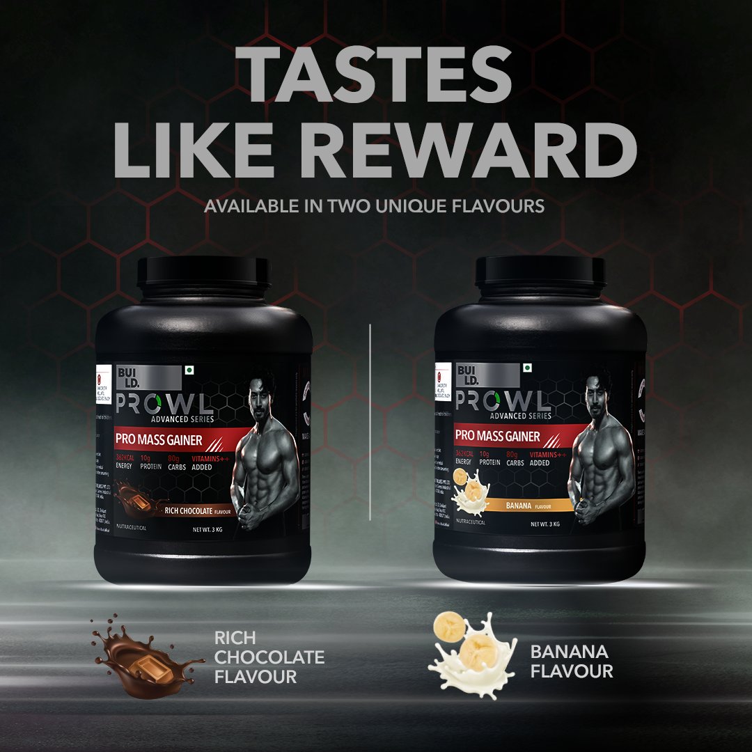 BuildOfficial_'s tweet photo. The All New PRO MASS GAINER by BUILD. PROWL Advanced Series. #MoveToBuild
#BUILD #PROWL #BuildProwl #AdvancedSeries #ProMassGainer #TigerShroff #ProMassGain #HealthyWeightGain https://t.co/BAuW5knNAv