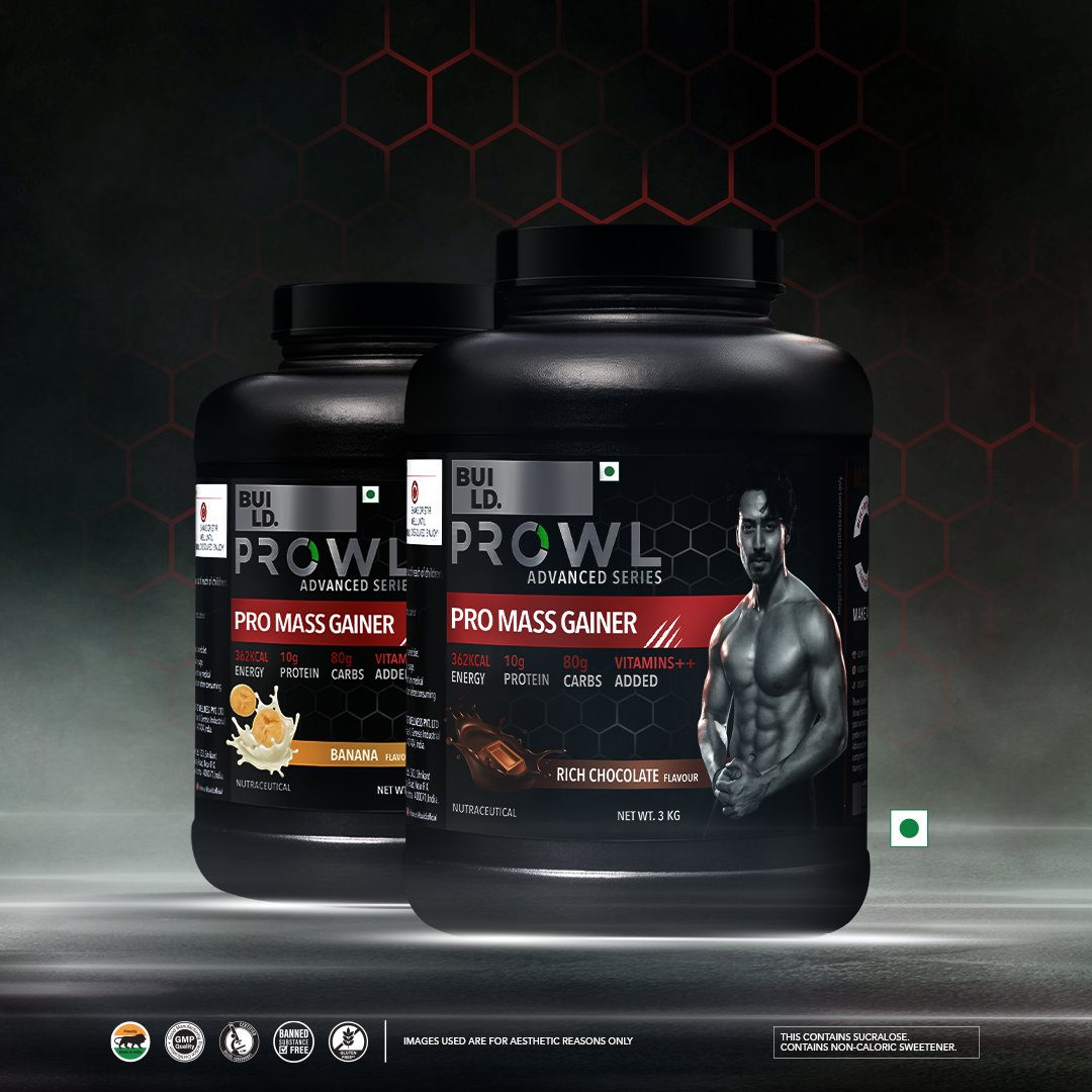 BuildOfficial_'s tweet photo. The All New PRO MASS GAINER by BUILD. PROWL Advanced Series. #MoveToBuild
#BUILD #PROWL #BuildProwl #AdvancedSeries #ProMassGainer #TigerShroff #ProMassGain #HealthyWeightGain https://t.co/BAuW5knNAv