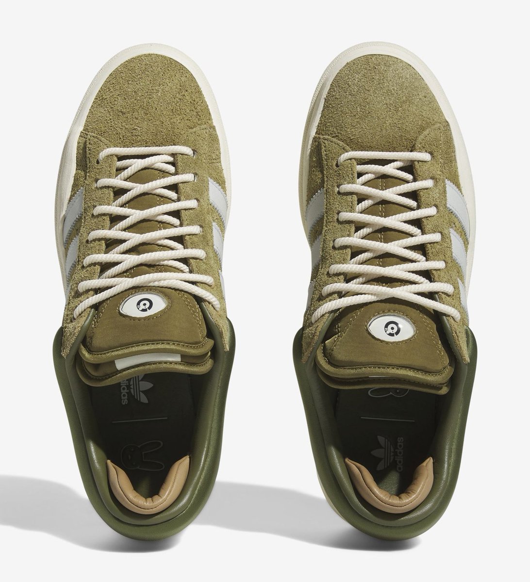 adidas gazelle silver green womens adidas Originals x Bad Bunny Campus