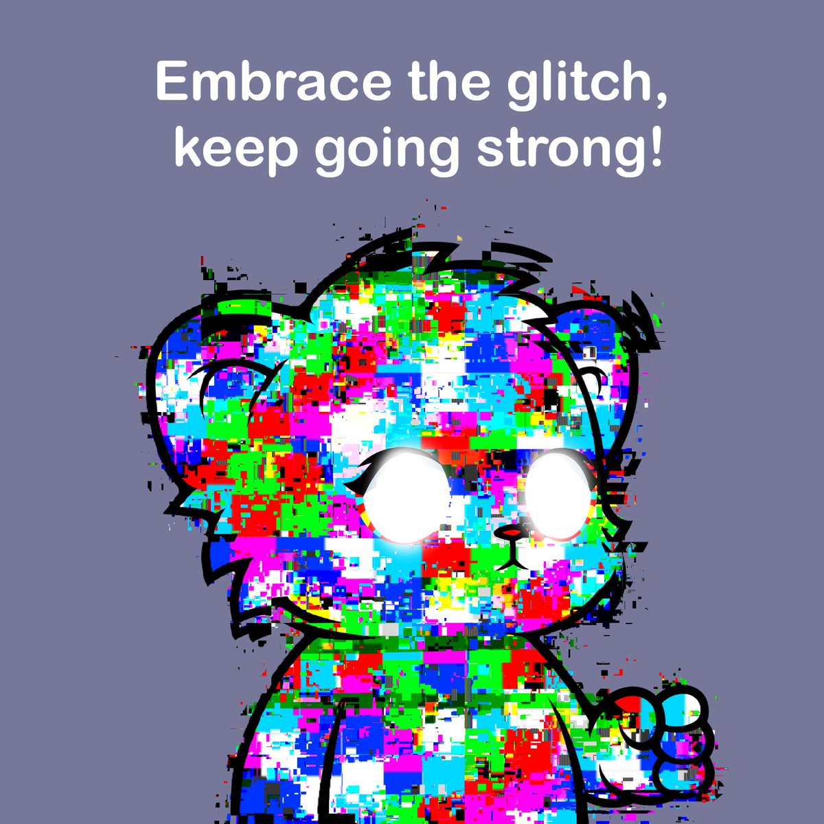 Embrace the glitches in your life, for they are the opportunities to learn, grow, and become the best version of yourself.

#kubz follow <a href="/kubzjungle/">Kubz ❤️ $WELL (🦁,🧘‍♀️)</a>