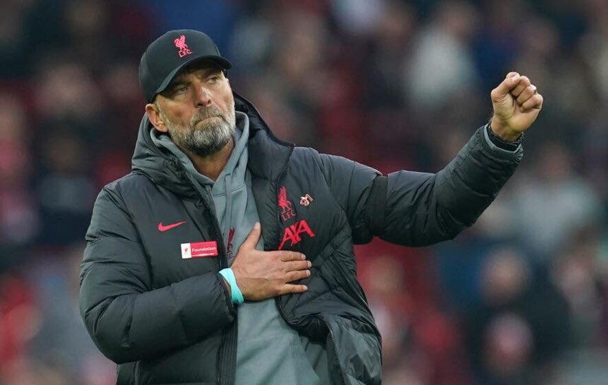 TheAnfieldTalk's tweet photo. Klopp when told he can go to a club with more money &amp; spend that money: 

“Yes, but this is MY CLUB. Are you suggesting I quit here &amp; wait for the next job? I don’t know what you want from me honestly. We have to do business in the market, and we will do.” 

(@BeanymanSports) https://t.co/xh3RxIBwBB