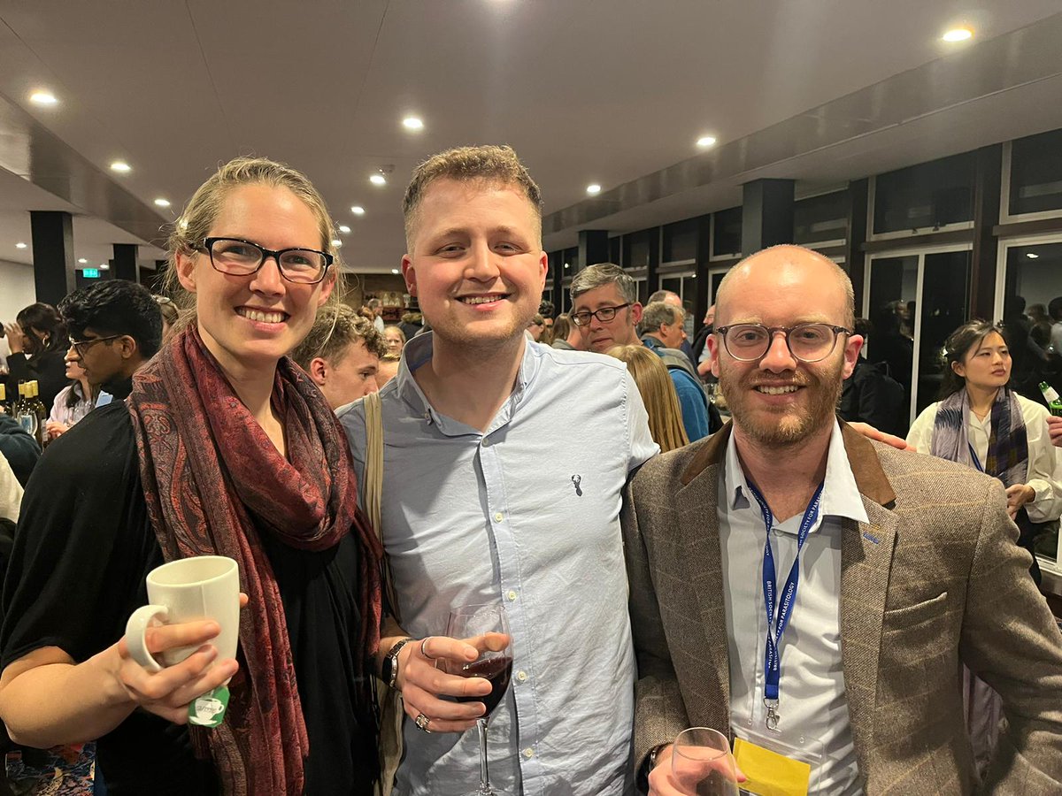 The @kathelse lab buddies at the @BSPparasitology conference this year, just before hitting the dance floor for a fab ceilidh - thank you to the organisers for a wonderful conference and lots of laughter and jumping about to Scottish tunes 😃 @MacaulayTurner @JacobThomp1995