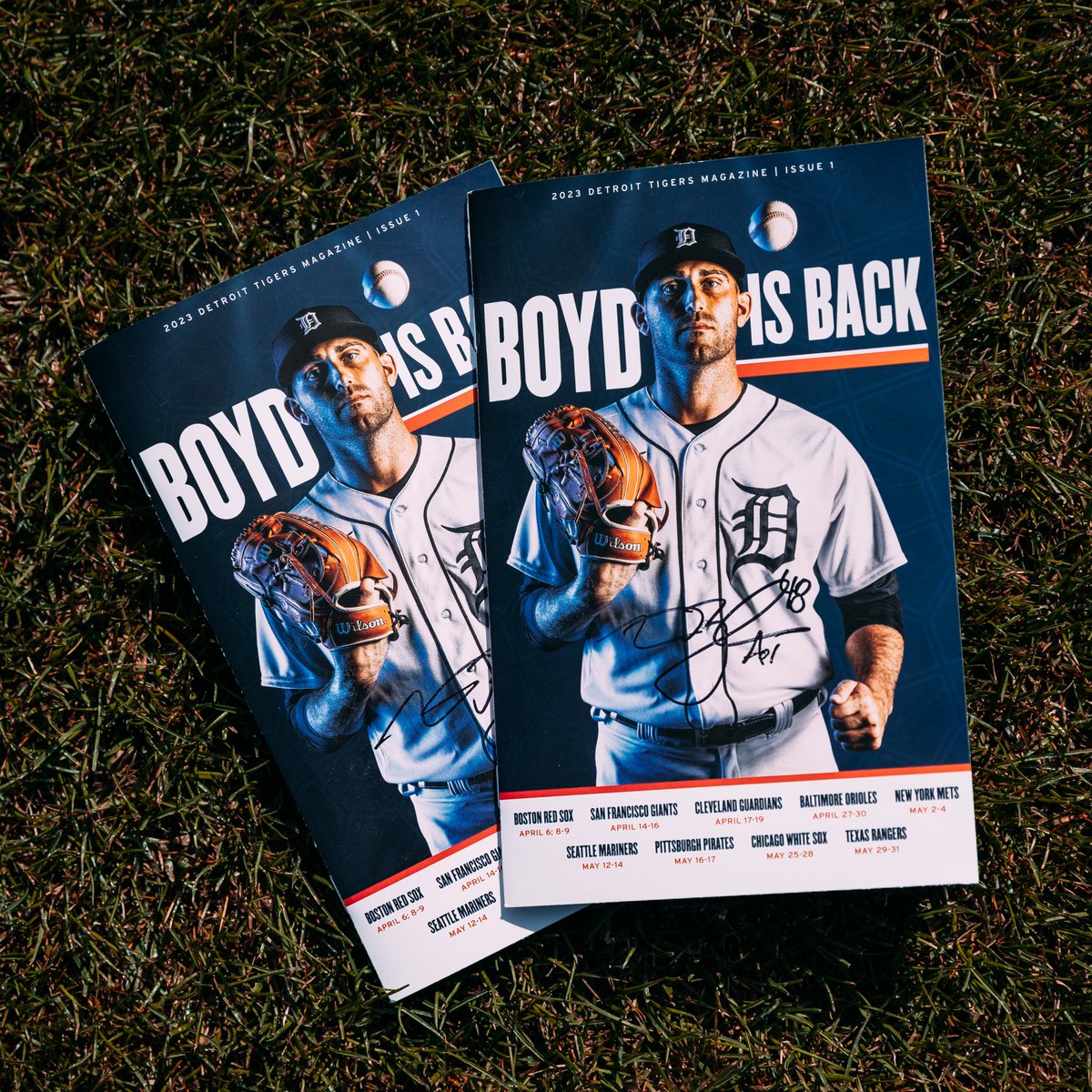 tigers's tweet photo. RETWEET for your chance to win a @mattboyd48 autographed copy of Tigers Magazine!

Pick up Issue 1 at The D Shop through May. https://t.co/LBWa9Okchp