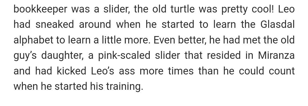 BoobeeLean's tweet photo. Guess who's that pink-scaled slider?! 🐢🩷 my child Nerea kicked Leo's ass and had to doodle it! @Pinetasticapple  that was pretty cute tysm for this surprise

#TCEST for filter #UnderTheWillowTree #rottmnt https://t.co/fYlhfvNx8H