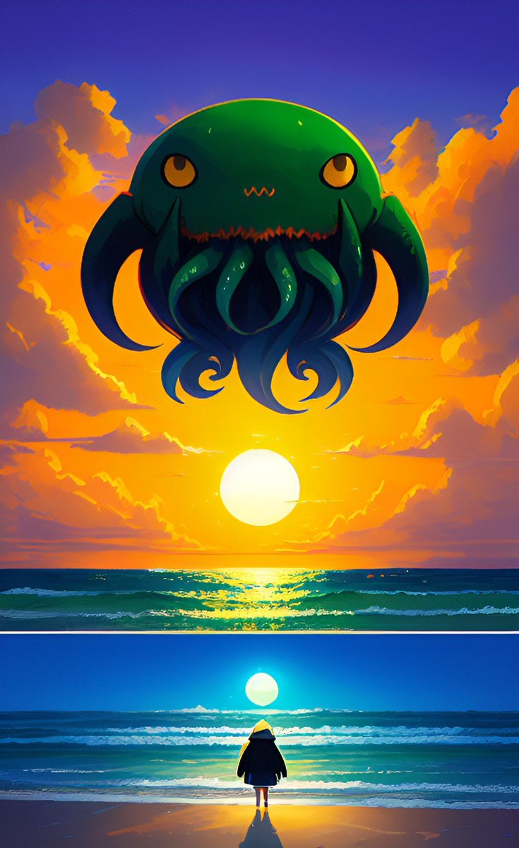 Gn'th Yah'or'nanah #AIart #aiartcommunity #AIArtwork #aiartist #dreambywombo #NephyAIArt #cthulhu