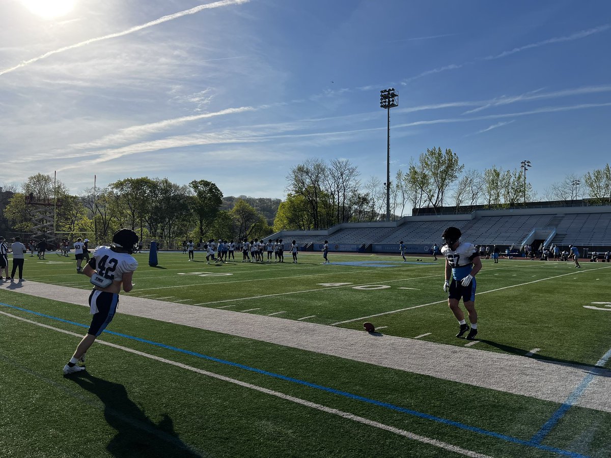 KampmannRicky's tweet photo. Thank you @CULionsFB for having me out to practice today and for the facilities tour. #sharpentheax 
@CUFBrecruiting @paupaupau5 https://t.co/643EJIn6w0