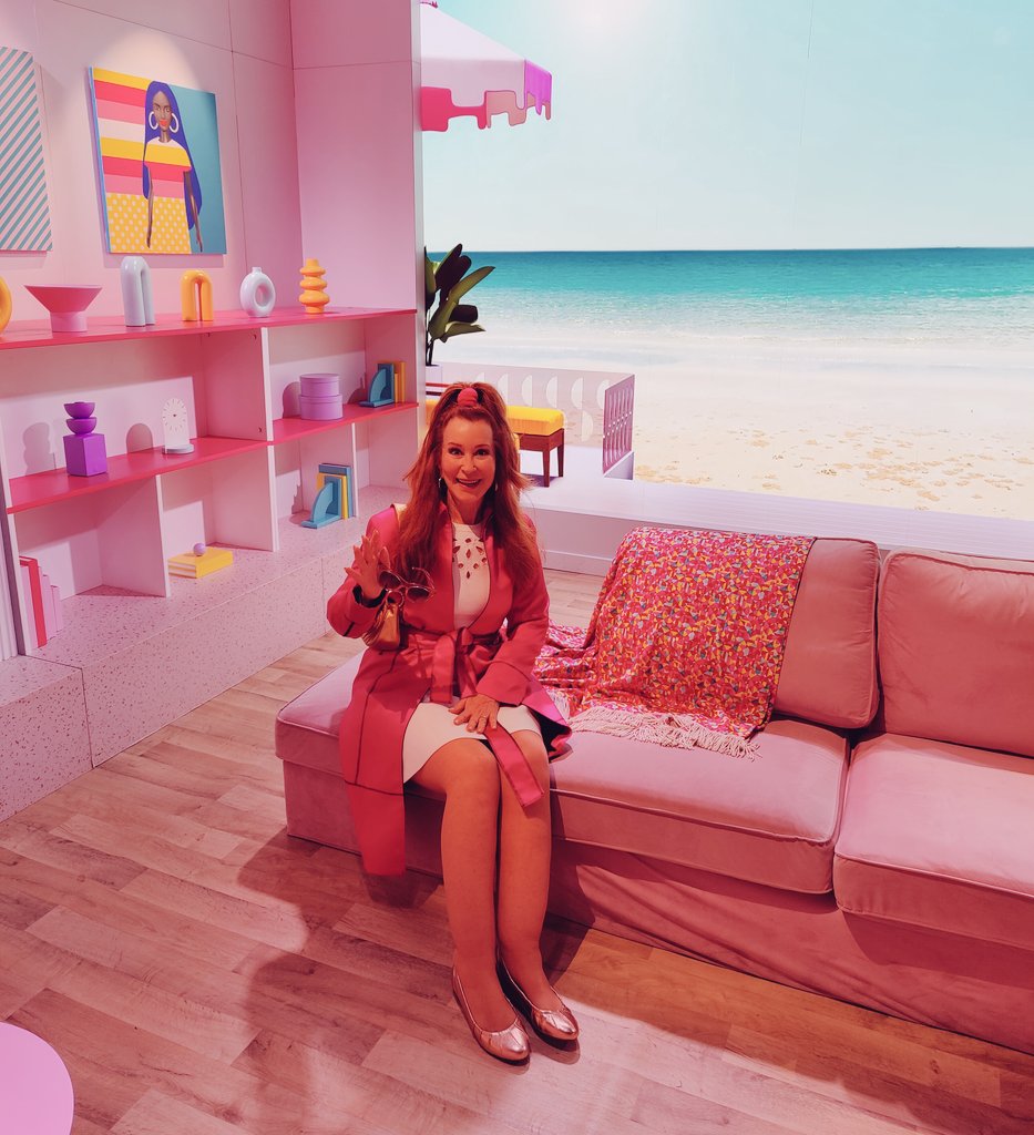 So excited! At the #WorldOfBarbie Tour in Santa Monica