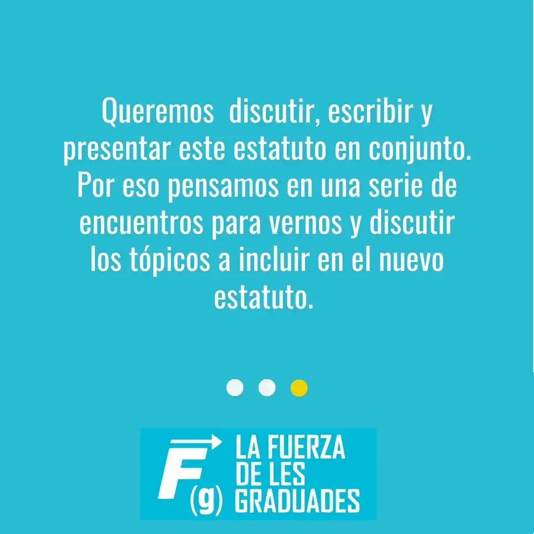 ExactasProyecto's tweet image. MIÉRCOLES 19/04 - 12 HS. PRIMER ENCUENTRO POR UN ESTATUTO DE DOCENTES AUXILIARES

Vení a participar de la primera actividad para discutir un nuevo estatuto de auxiliares que formalice nuestros derechos.

¡Compartilo!

#exactasuba #docenciauniversitaria #docencia