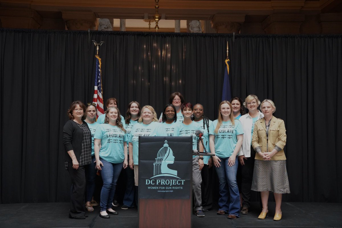 RepSpartz's tweet photo. Great speaking at the #DCProject press conference at the IN Statehouse - organization of women committed to safeguarding our 2nd Amendment rights - the ultimate equalizer for women. https://t.co/TrRuR4i0xl