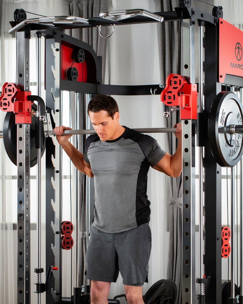 MarcyFitness's tweet image. Save $350 off the *New* SM-7553 Deluxe Smith Cage Home Gym System – April 11-30

*Offer valid only on MarcyPro.com through May 1, 2023 – Use Code: NEWGYM

#homegym #newgym #smithmachine #strength #fitness #workout #exercise #motivation #cagesystem