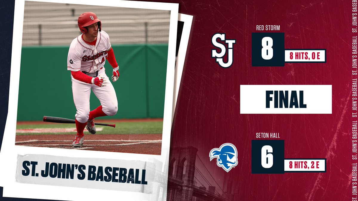 JOHNNIES WIN!! Aaron Mann drives in four and Nick Cirelli picks up his fifth save of the year!
