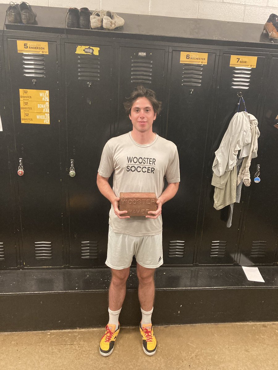 Beautiful weather to play soccer with our friends. Gotta love it. Congrats to our Championship Belt winners. Well deserved. And. Congrats to Zach Napora for being honored with our brick. Fun to watch his consistent hard work and unyielding pursuit of growth. #GoScots #WeWorkHard