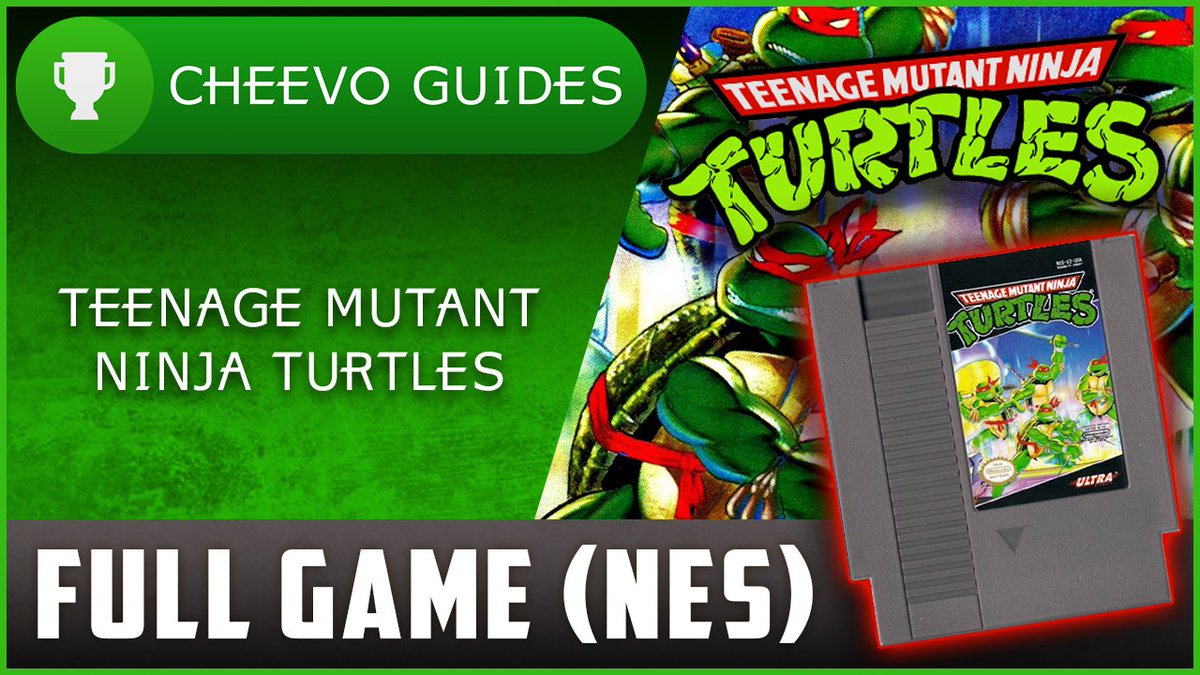 CheevoGuides's tweet image. 🚨UPLOAD ALERT🚨 
🎮Teenage Mutant Ninja Turtles (NES)
📺FULL GAME
⬇️Video on YouTube
youtu.be/V7t0vxRpJ1s
______________________________
#TeenageMutantNinjaTurtles #TMNT
#TMNTcollection