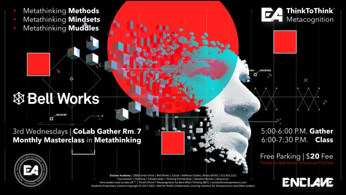 JohnRDallasJr's tweet image. @michaelbhaskar's brilliance in “Human Frontiers: The Future of Big Ideas in an Age of Small Thinking” continues to inspire @EnclaveAcademy's monthly masterclasses in big-thinking #metathinking.

Highly regarded @bigthink posted on 11.12.21 an A+ excerpt:

bigthink.com/thinking/big-i…