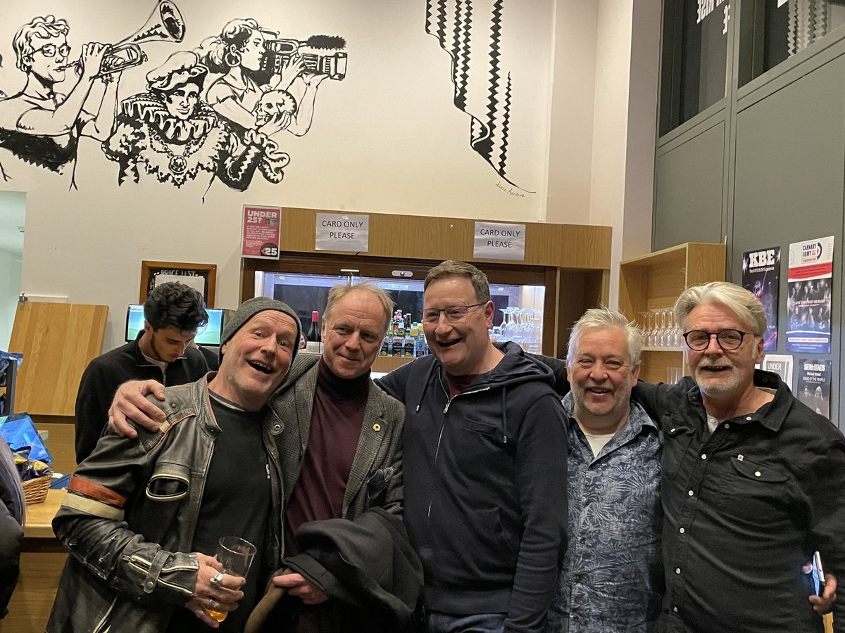 Broughton500's tweet photo. The Grip theatre old boys fresh from their latest triumph @ChaChaRichards https://t.co/nsMKEPTbls