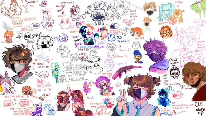 Everyone is so talented I'm eating everyone's art 
